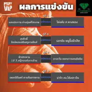 ผลการแข่งขัน