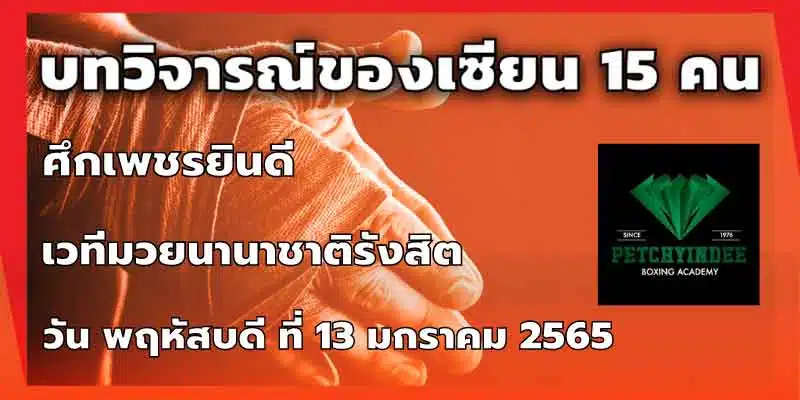 บทวิจารณ์ของเซียน 15 คน