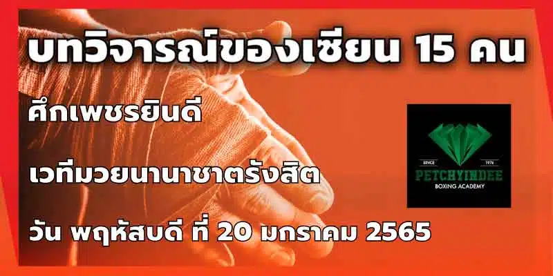 บทวิจารณ์ของเซียน 15 คน