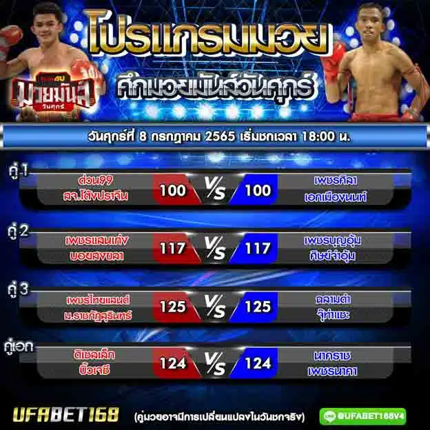 โปรแกรมการแข่งขัน