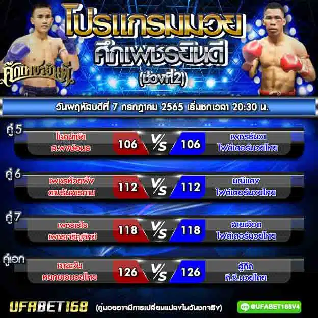 โปรแกรมการแข่งขัน