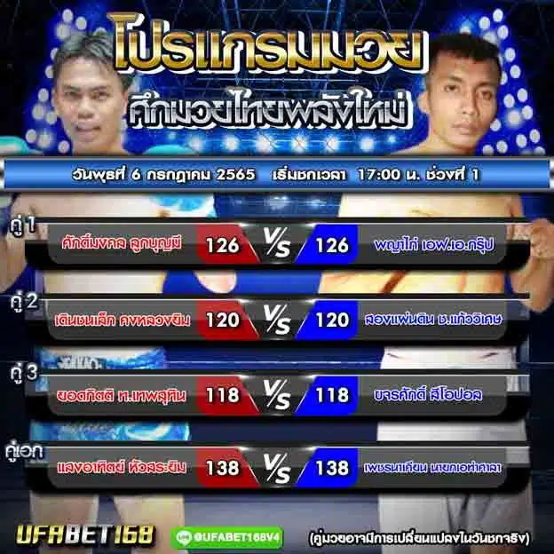 โปรแกรมการแข่งขัน