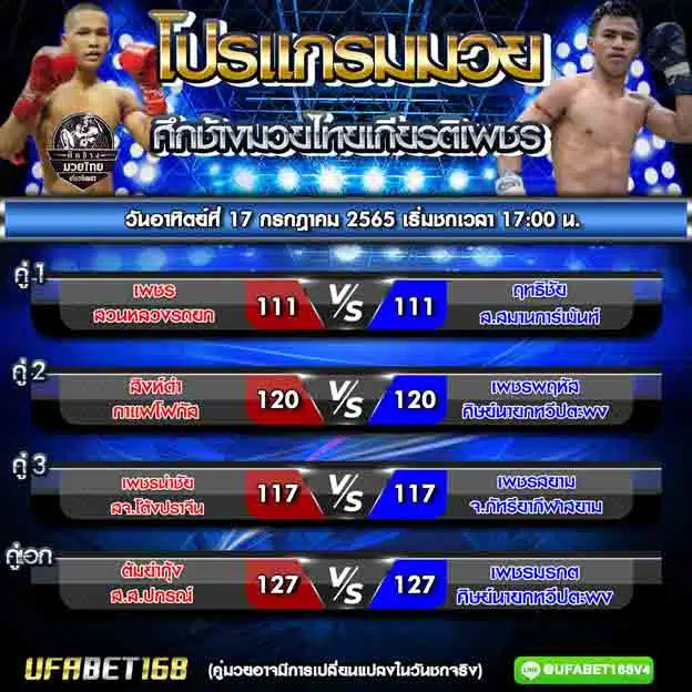 โปรแกรมการแข่งขัน