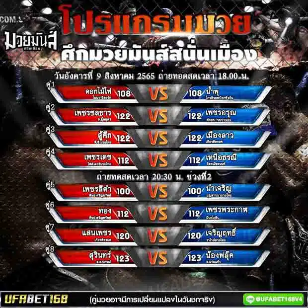 โปรแกรมมวย