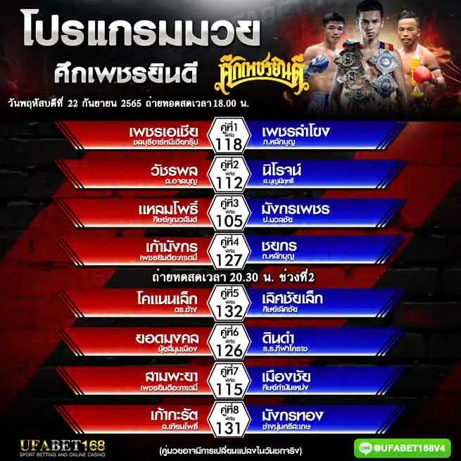 โปรแกรมมวย