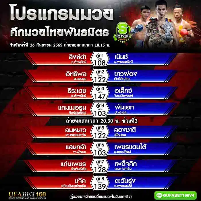 โปรแกรมมวย