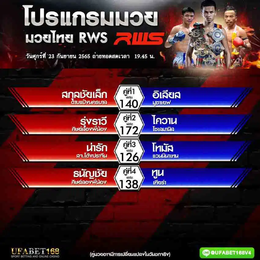 โปรแกรมมวย