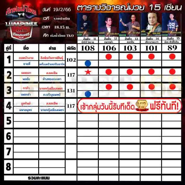 ทีเด็ดมวย