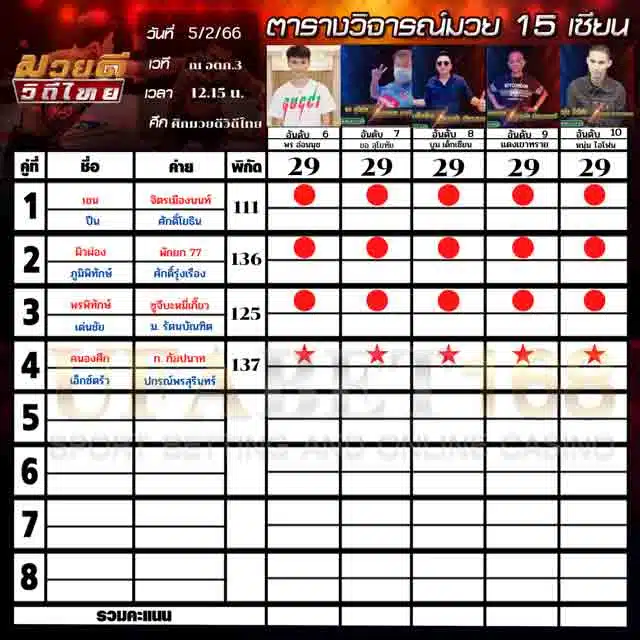 ทีเด็ดมวย