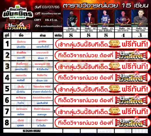ทีเด็ดมวย