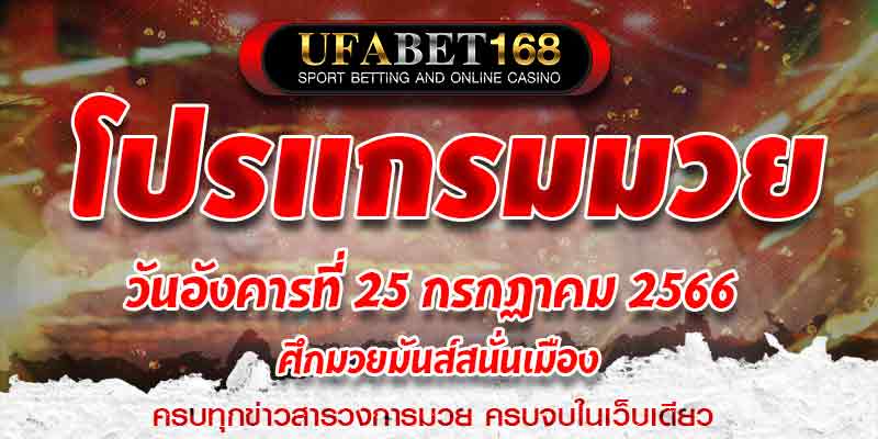 โปรแกรมมวย