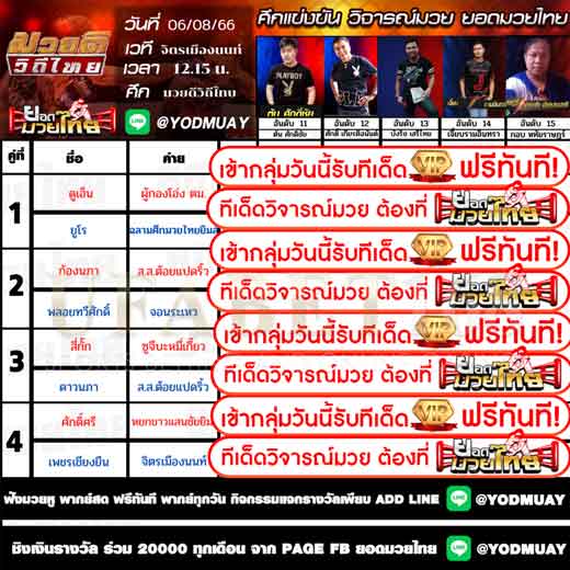 ทีเด็ดมวย