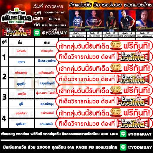 ทีเด็ดมวย
