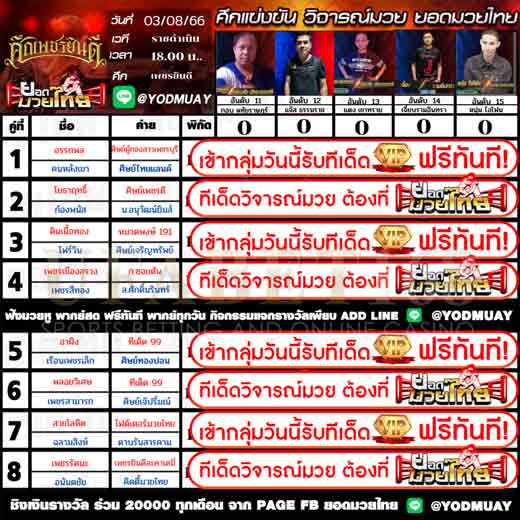 ทีเด็ดมวย