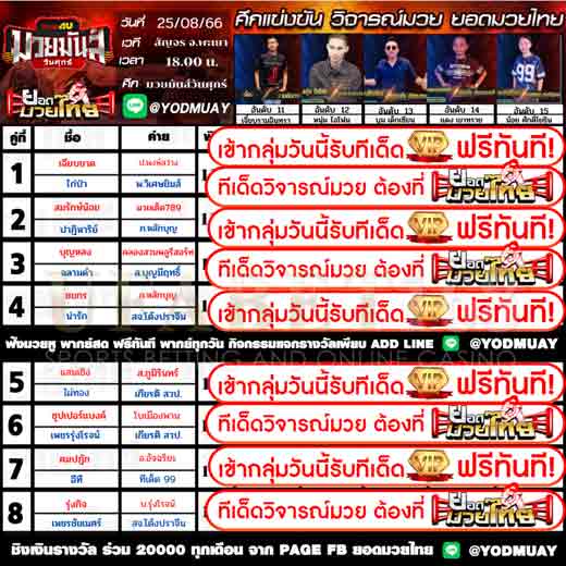 ทีเด็ดมวย