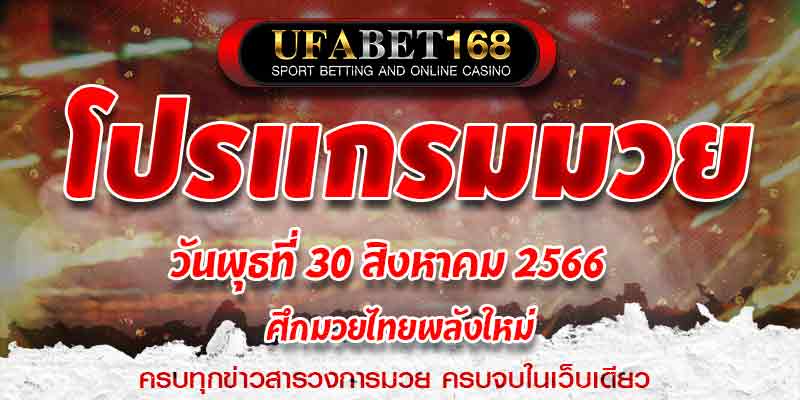 โปรแกรมมวย