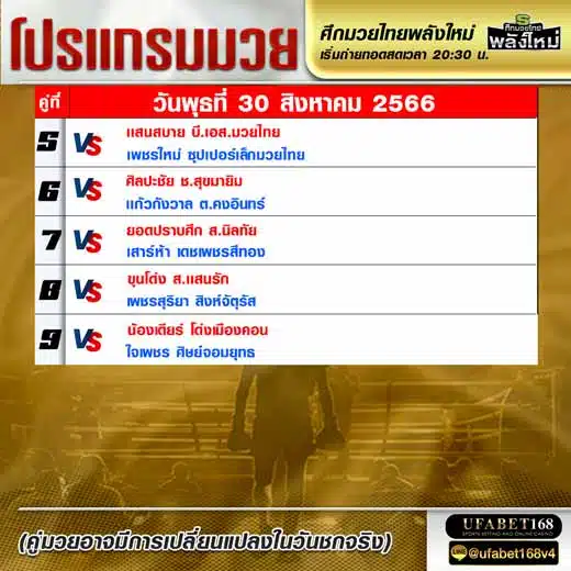 โปรแกรมมวย
