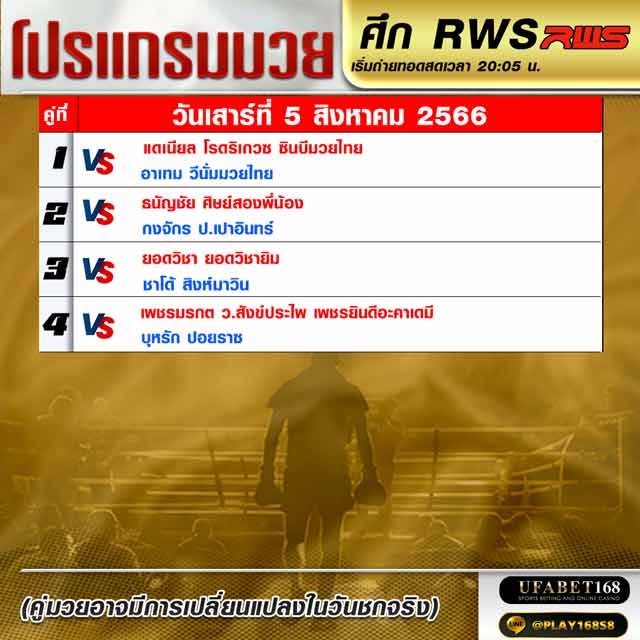 โปรแกรมมวย