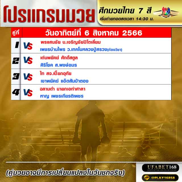 โปรแกรมมวย