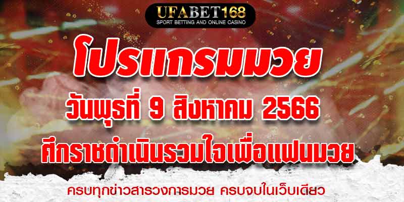 โปรแกรมมวย